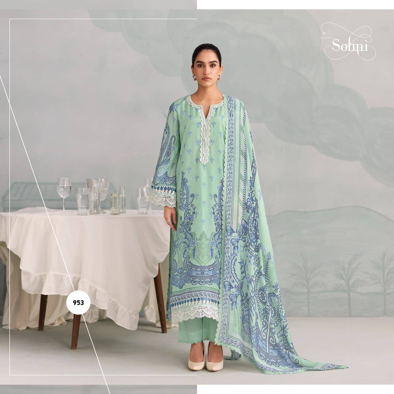 Twilight By Kimora suit 951 to 954 Series Stylish Beautiful Colourful Pure Muslin Dresses At Wholesale Price